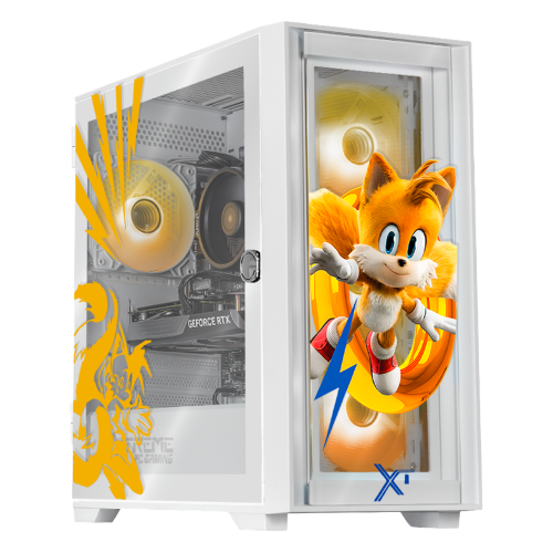 Xtreme PC Gaming Geforce RTX 4060 AMD Ryzen 7 5700 32GB SSD 1TB WIFI Sonic Tails Ring