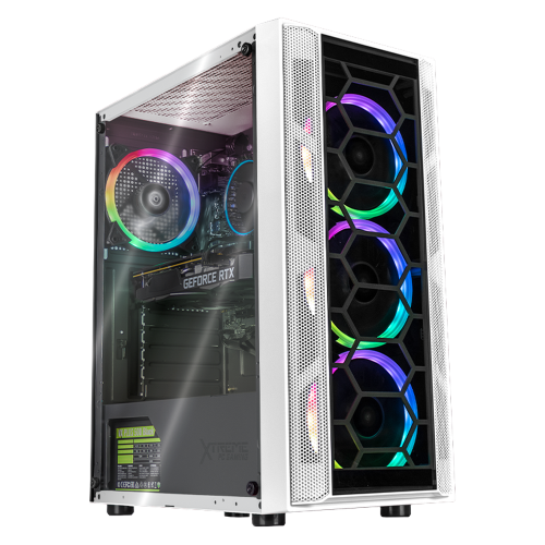 Xtreme PC Gaming GeForce RTX 3050 Core I3 12100F 16GB SSD 500GB WIFI White