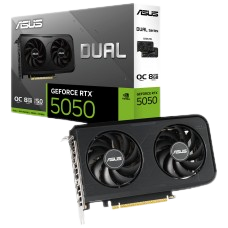Placa de Vídeo Asus Dual NVIDIA GeForce RTX 5050 OC, 8GB, GDDR6, DLSS, Ray Tracing, DUAL-RTX5050-O8G