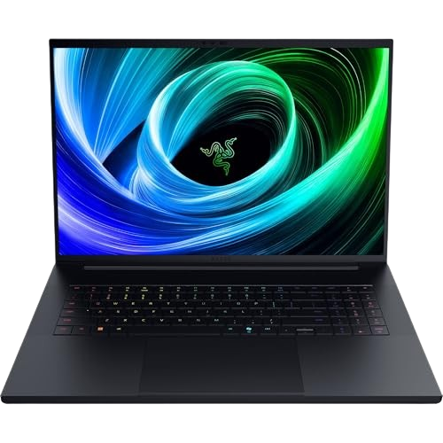 Razer Blade 18 (2025) - PC Gaming 18" - RTX 5070 Ti - Intel Core Ultra 9 - 32Go DDR5, 1To SSD - Écran Dual UHD+ 240Hz / FHD+ 440Hz - Layout QWERTZ DE - Noir