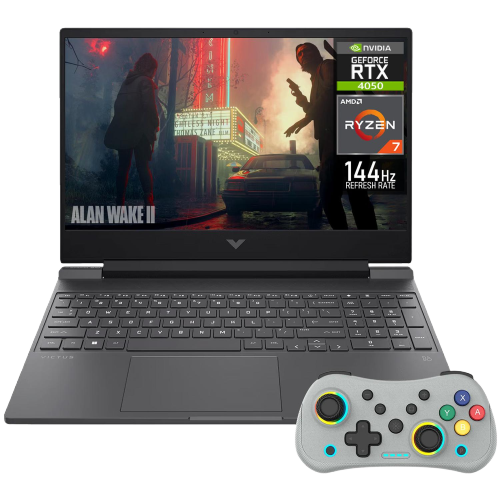 Laptop Gamer HP Victus NVIDIA GeForce RTX 4050 AMD Ryzen 7 7445HS 24GB RAM 512GB SSD 15.6