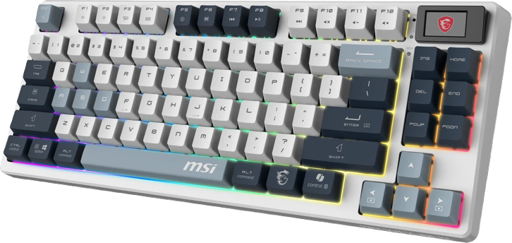 MSI Forge GK600 TKL Wireless Sky