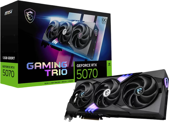 Carte Graphique MSI GeForce RTX 5070 Gaming Trio OC