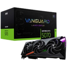 Placa de Vídeo MSI NVIDIA GeForce RTX 5070 Vanguard SOC Launch Edition, 12GB, GDDR7, DLSS, Ray Tracing, G5070-12VGSL