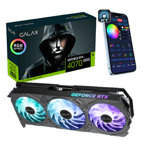 การ์ดจอ GALAX GeForce RTX 4070 SUPER EX Gamer 1-Click OC 12GB GDDR6X