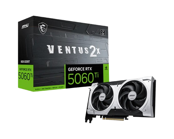 MSI GeForce RTX 5060 Ti 8G VENTUS 2X PLUS