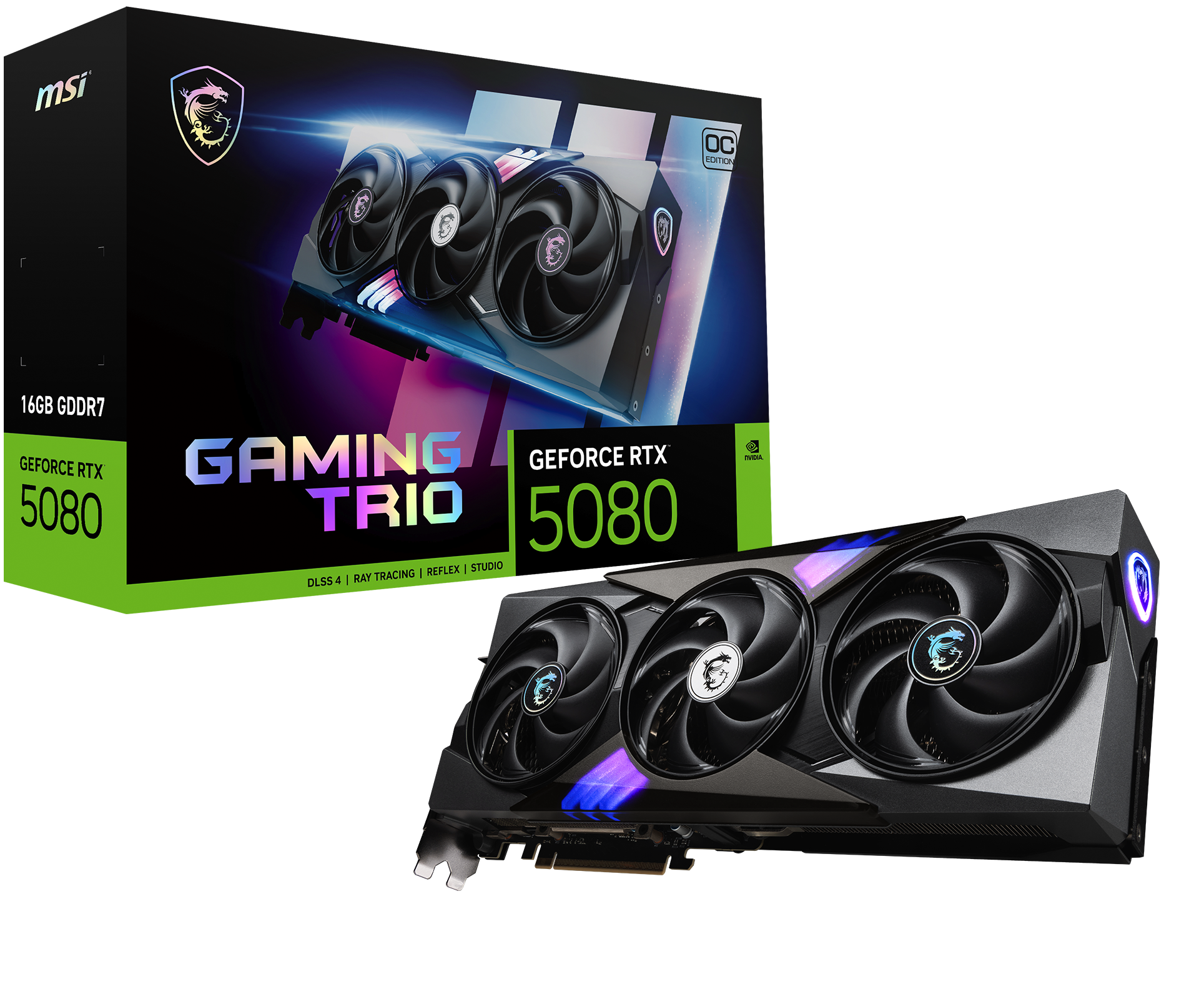 MSI GeForce RTX 5080 16G GAMING TRIO OC + CONTROL Resonant Game Bundle