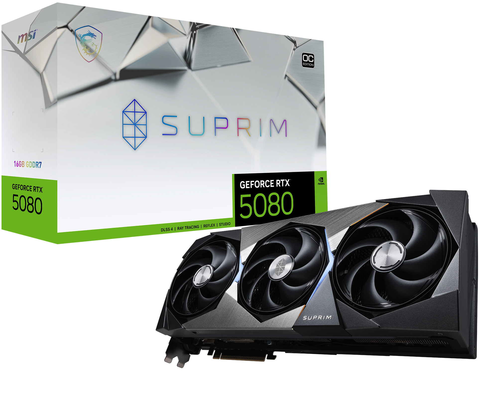 MSI GeForce RTX 5080 16G SUPRIM OC + 007 First Light Game Bundle