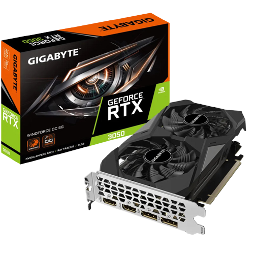 Gigabyte GeForce RTX 3050 WindForce OC V2 6GB GDDR6 DLSS3