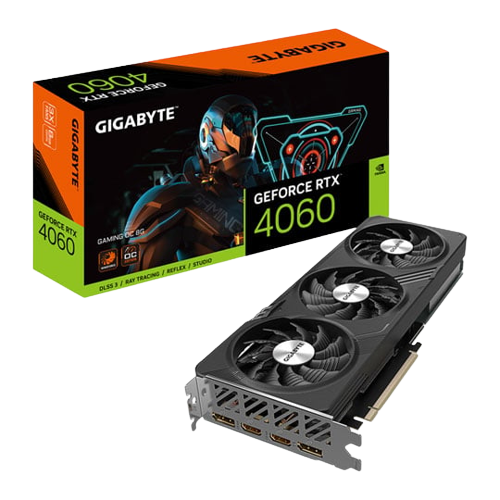 8GB Gigabyte GeForce RTX 4060 Gaming OC Aktiv PCIe x16 (x8