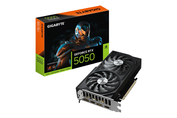 GIGABYTE GeForce RTX 5050 WINDFORCE OC V2 8G NVIDIA 8 GB GDDR6
