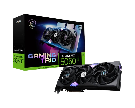 MSI GeForce RTX 5060 Ti 16G GAMING TRIO OC
