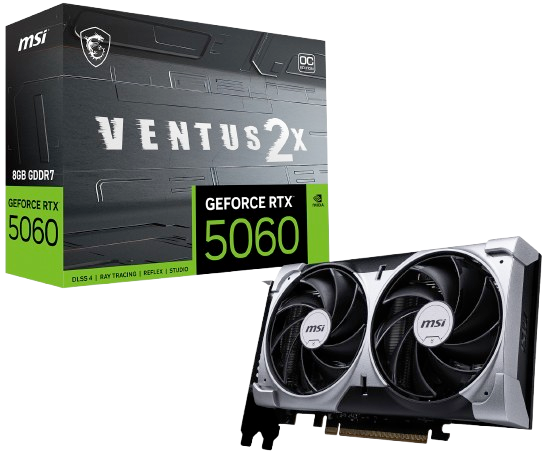 MSI GeForce RTX 5060 8G VENTUS 2X OC