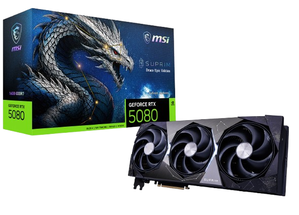 MSI GeForce RTX 5080 16G SUPRIM DRACO EPIC EDITION + CONTROL Resonant Game Bundle
