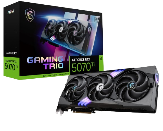 MSI GeForce RTX 5070 Ti 16G GAMING TRIO OC + CONTROL Resonant Game Bundle