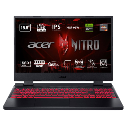 Acer Nitro 5 AN515-47-R5K6 AMD Ryzen 5 7535HS/16GB/1TB SSD/RTX 3050Ti/15.6