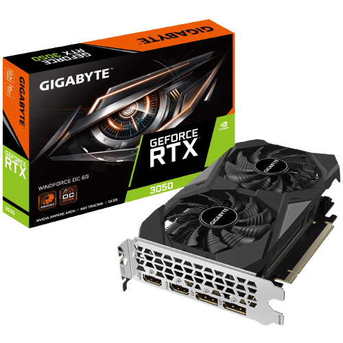 Gigabyte GeForce RTX 3050 Windforce OC 6GB GDDR6