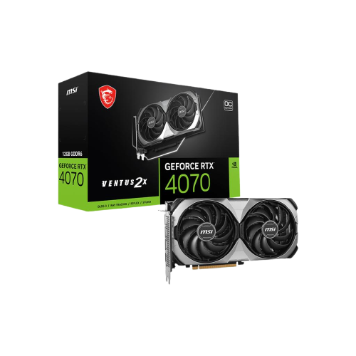 MSI GeForce RTX 4070 Ventus 2X E1 OC 12GB GDDR6