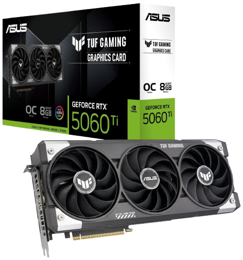 ASUS GeForce RTX 5060 Ti TUF Gaming OC 8GB DLSS 4
