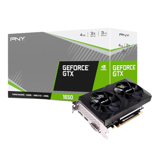 PNY GeForce™ GTX 1650 4GB GDDR6 VERTO™ Dual Fan Edition