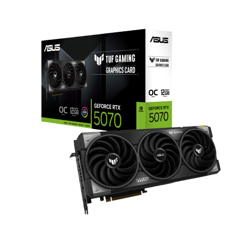 VGA ASUS TUF Gaming RTX 5070 12GB GDDR7 OC Edition (TUF-RTX5070-O12G-GAMING)