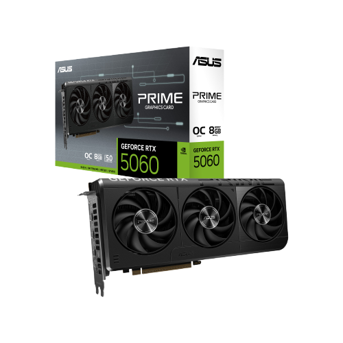 VGA ASUS PRIME RTX 5060 8GB GDDR7 OC (PRIME-RTX5060-O8G)
