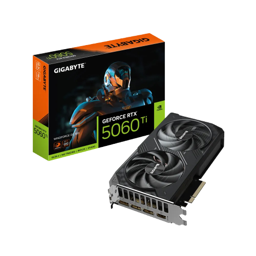 VGA Gigabyte RTX 5060 Ti Windforce OC 16GB GDDR7 (N506TWF2OC-16GD)