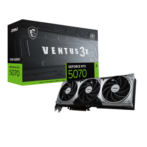 VGA MSI GeForce RTX 5070 12G VENTUS 3X OC