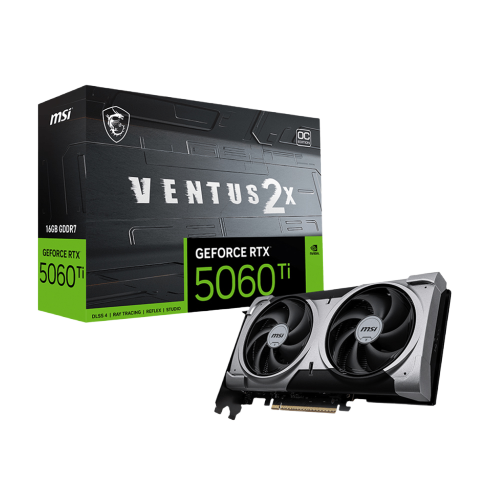 VGA MSI RTX 5060 Ti 16GB VENTUS 2X OC PLUS GDDR7