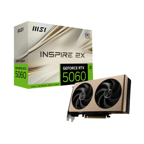 VGA MSI RTX 5060 8GB INSPIRE 2X OC