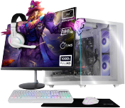 Computadora Gamer Xtreme PC Gaming CM-05552, AMD Ryzen 7 5700, NVIDIA GeForce RTX 4060, 32GB, 1TB SSD, Wi-Fi, Windows 10 Prueba + Teclado/Mouse/Monitor de 23.8