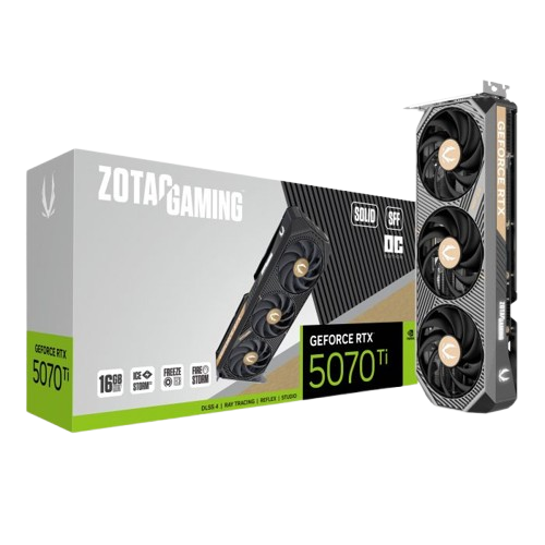 ZOTAC Gaming GeForce RTX 5070 Ti SOLID SFF OC + CONTROL Resonant Game Bundle